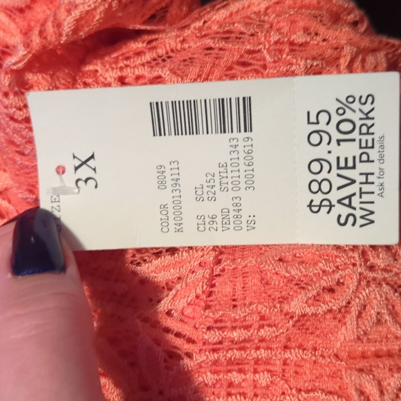 Crochet Peach Dress - Picture 12 of 12